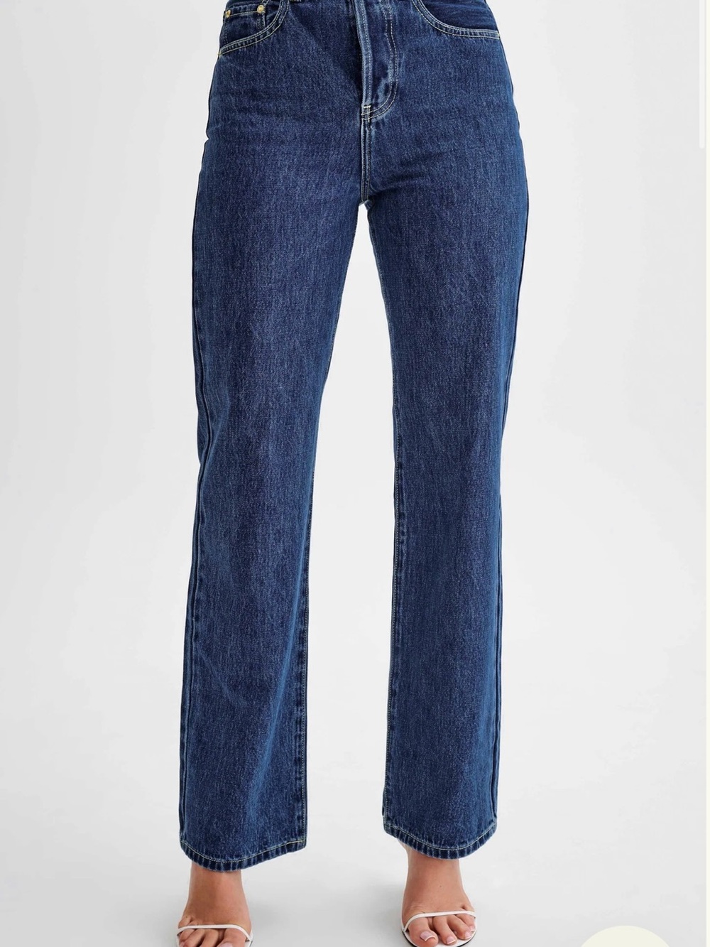 Meshki Janine High Waisted Straight Leg Jeans - Size 4